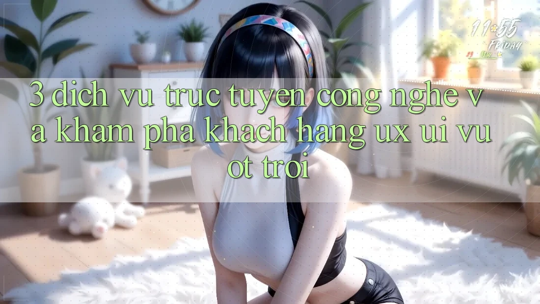 3. Dịch vụ trực tuyến công nghệ và Khám phá khách hàng (UX/UI) vượt trội