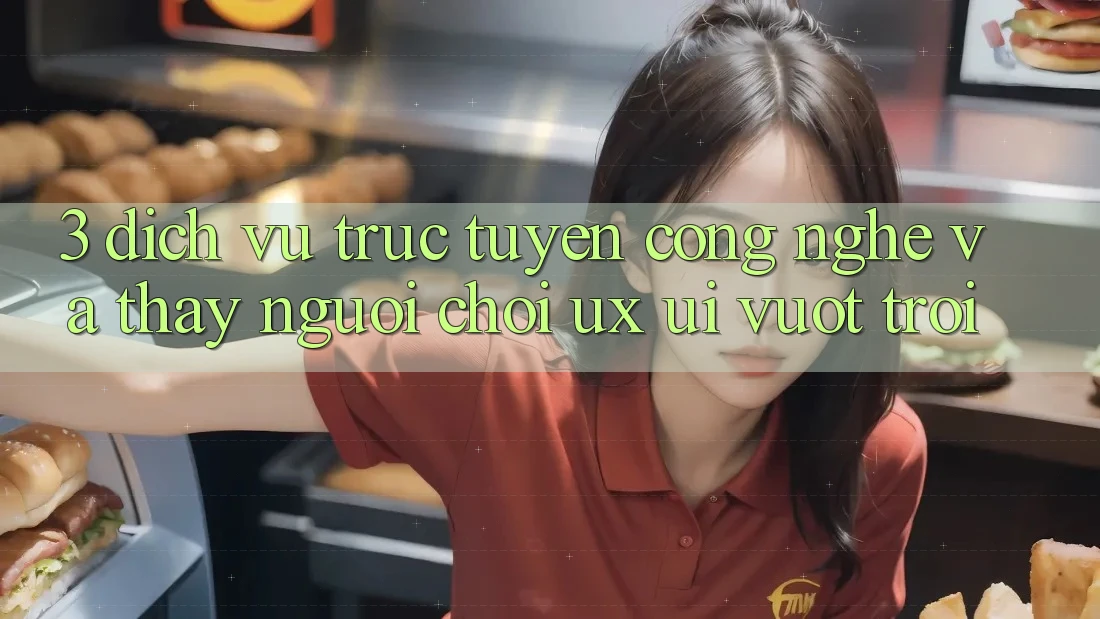 3. Dịch vụ trực tuyến công nghệ và Thấy người chơi (UX/UI) vượt trội