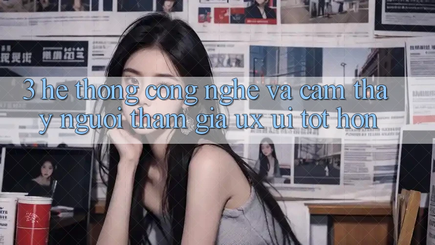 3. Hệ thống công nghệ và Cảm thấy người tham gia (UX/UI) tốt hơn