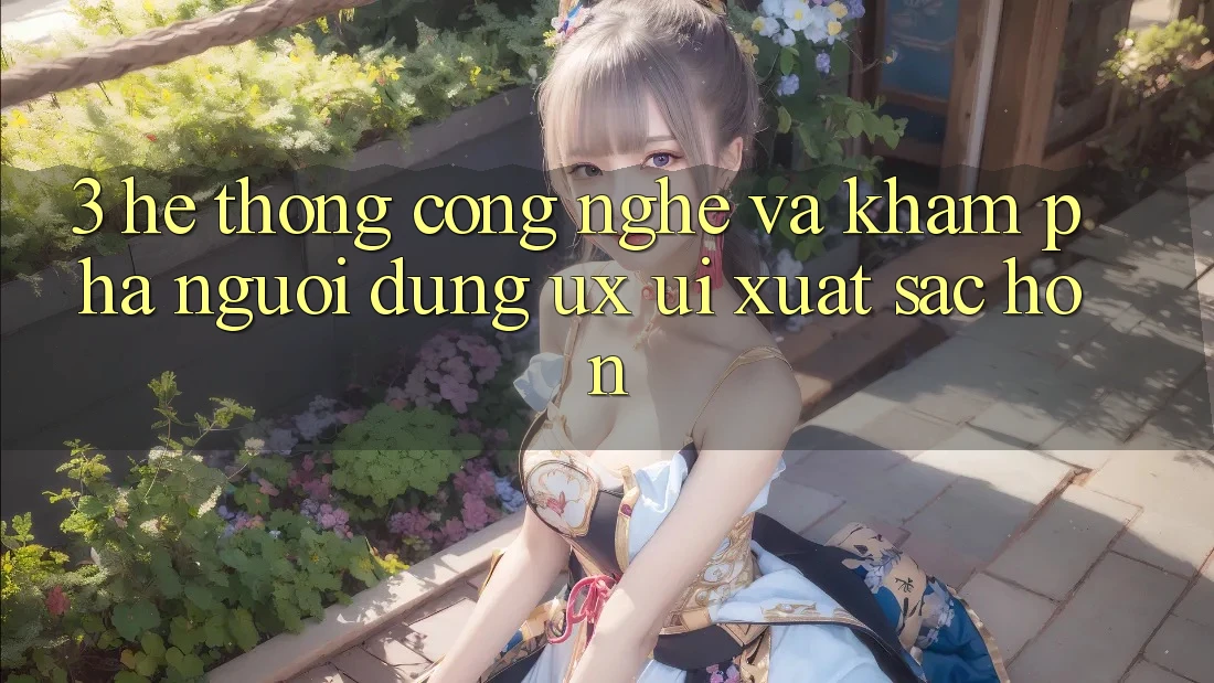 3. Hệ thống công nghệ và Khám phá người dùng (UX/UI) xuất sắc hơn