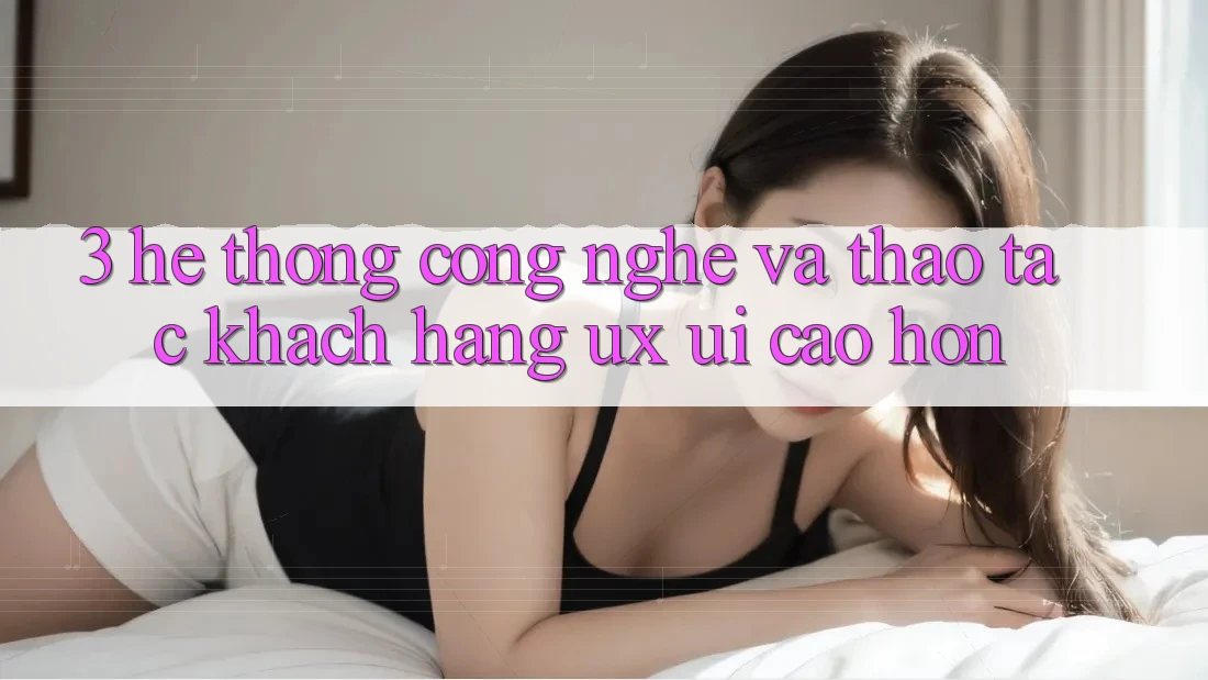 3. Hệ thống công nghệ và Thao tác khách hàng (UX/UI) cao hơn