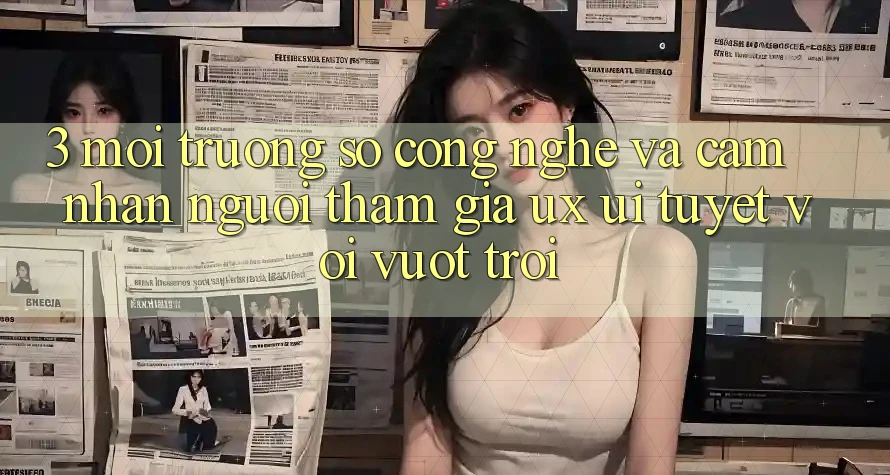 3. Môi trường số công nghệ và Cảm nhận người tham gia (UX/UI) tuyệt vời vượt trội