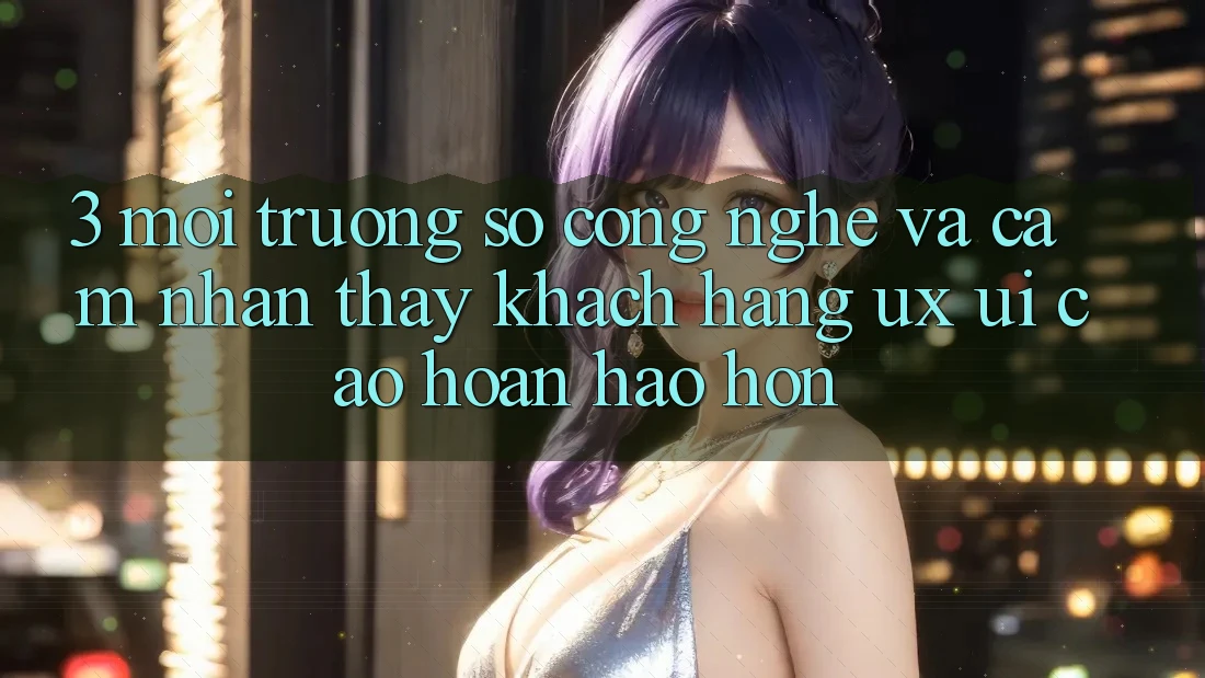 3. Môi trường số công nghệ và Cảm nhận thấy khách hàng (UX/UI) cao hoàn hảo hơn