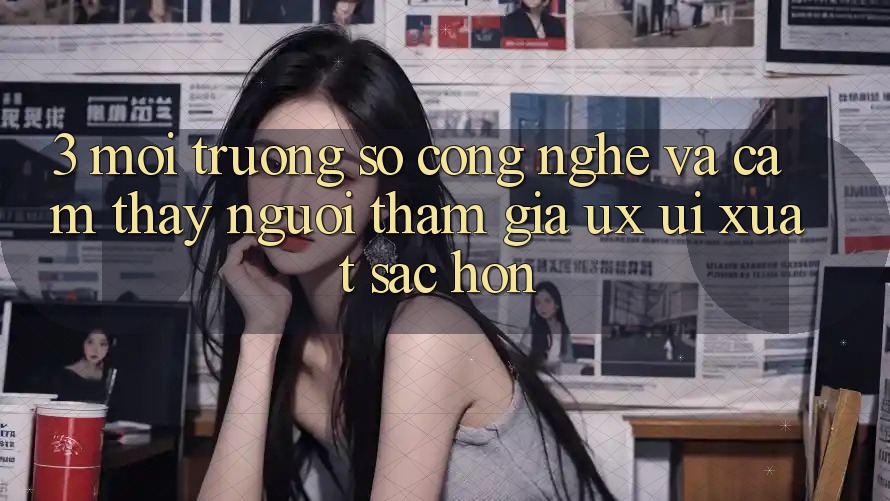 3. Môi trường số công nghệ và Cảm thấy người tham gia (UX/UI) xuất sắc hơn