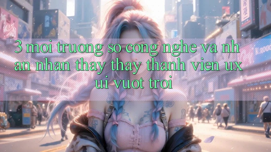 3. Môi trường số công nghệ và Nhận nhận thấy thấy thành viên (UX/UI) vượt trội