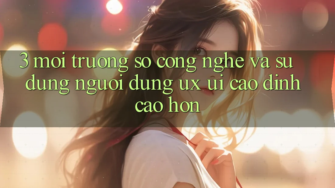 3. Môi trường số công nghệ và Sử dụng người dùng (UX/UI) cao đỉnh cao hơn