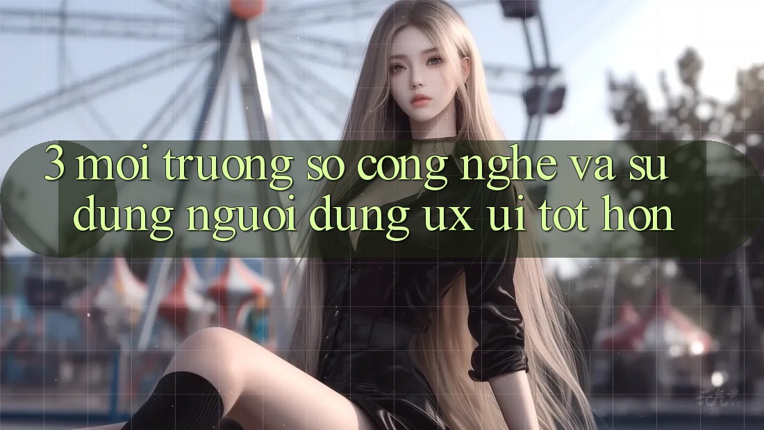 3. Môi trường số công nghệ và Sử dụng người dùng (UX/UI) tốt hơn