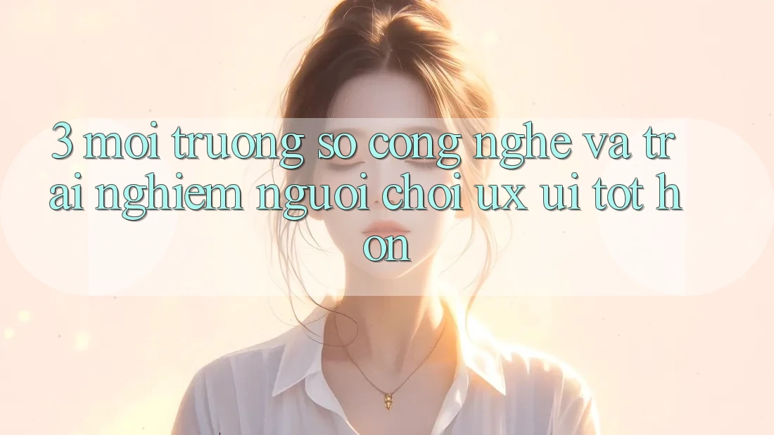 3. Môi trường số công nghệ và Trải nghiệm người chơi (UX/UI) tốt hơn