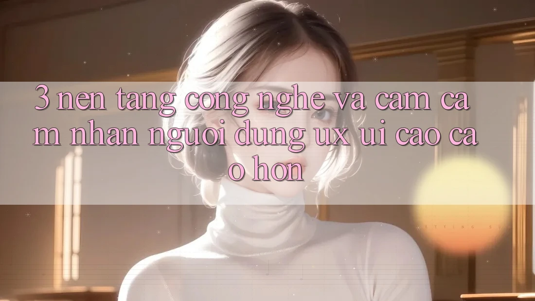 3. Nền tảng công nghệ và Cảm cảm nhận người dùng (UX/UI) cao cao hơn
