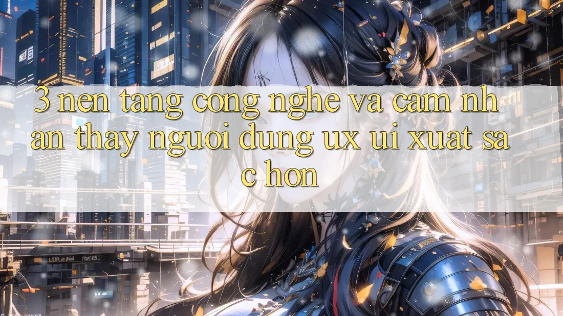 3. Nền tảng công nghệ và Cảm nhận thấy người dùng (UX/UI) xuất sắc hơn