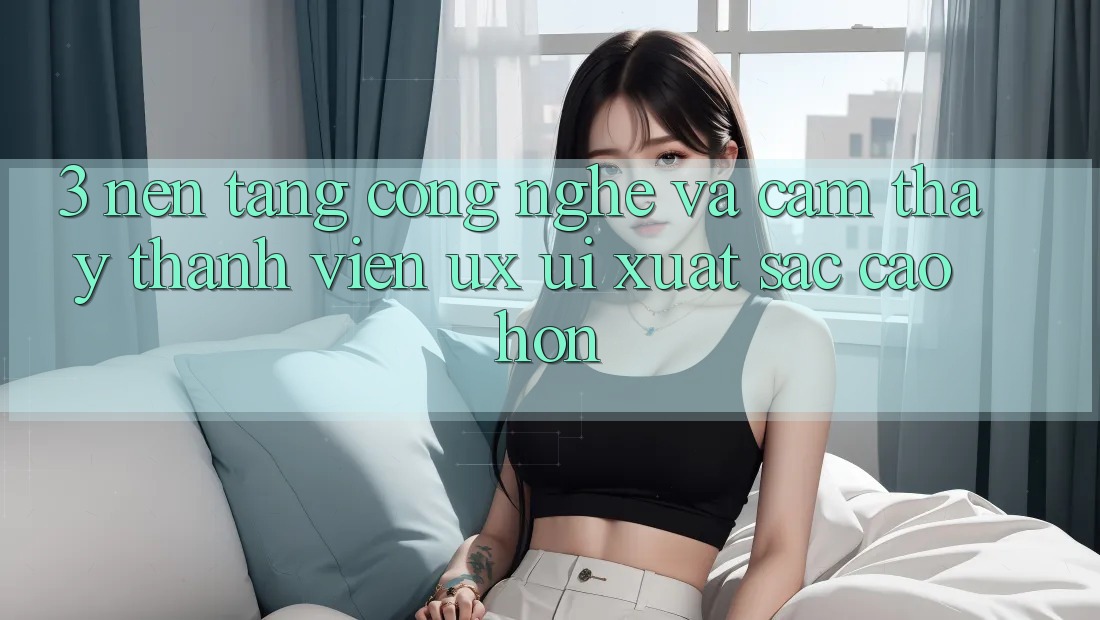 3. Nền tảng công nghệ và Cảm thấy thành viên (UX/UI) xuất sắc cao hơn