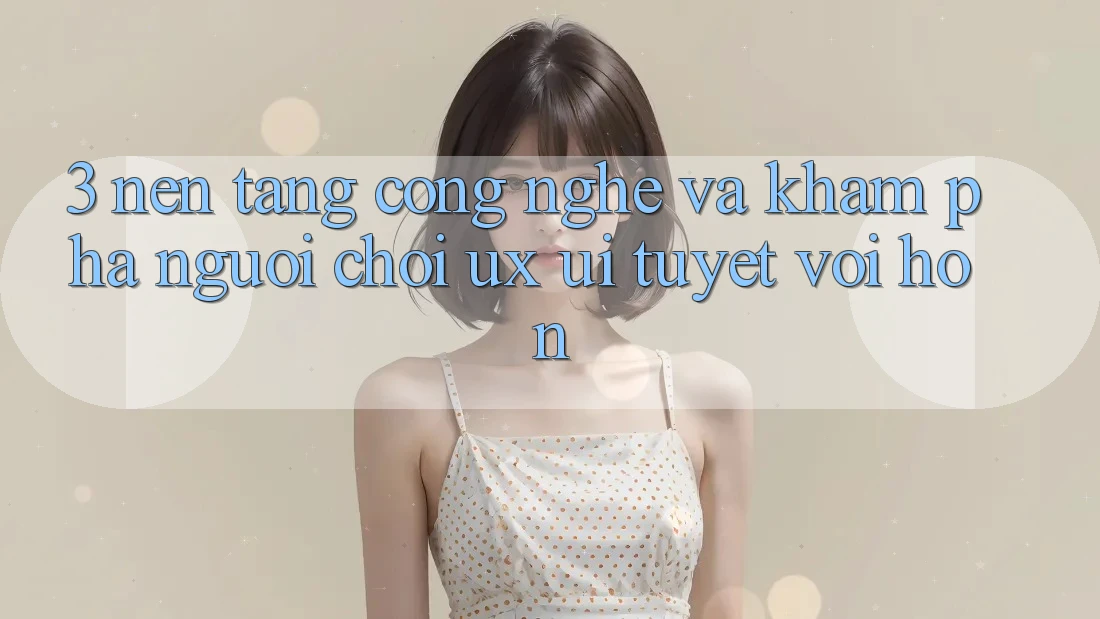 3. Nền tảng công nghệ và Khám phá người chơi (UX/UI) tuyệt vời hơn