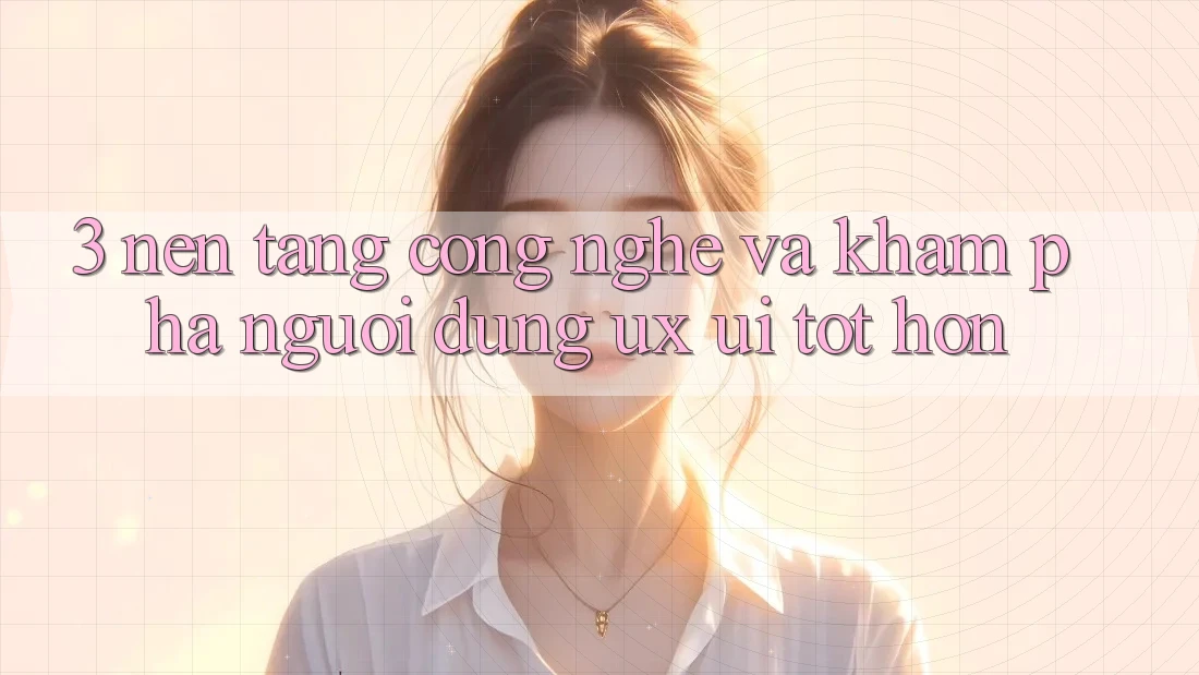 3. Nền tảng công nghệ và Khám phá người dùng (UX/UI) tốt hơn