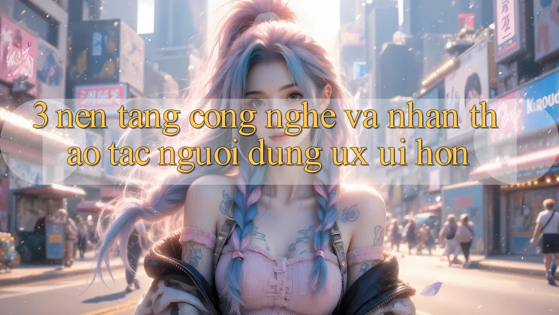 3. Nền tảng công nghệ và Nhận thao tác người dùng (UX/UI) hơn