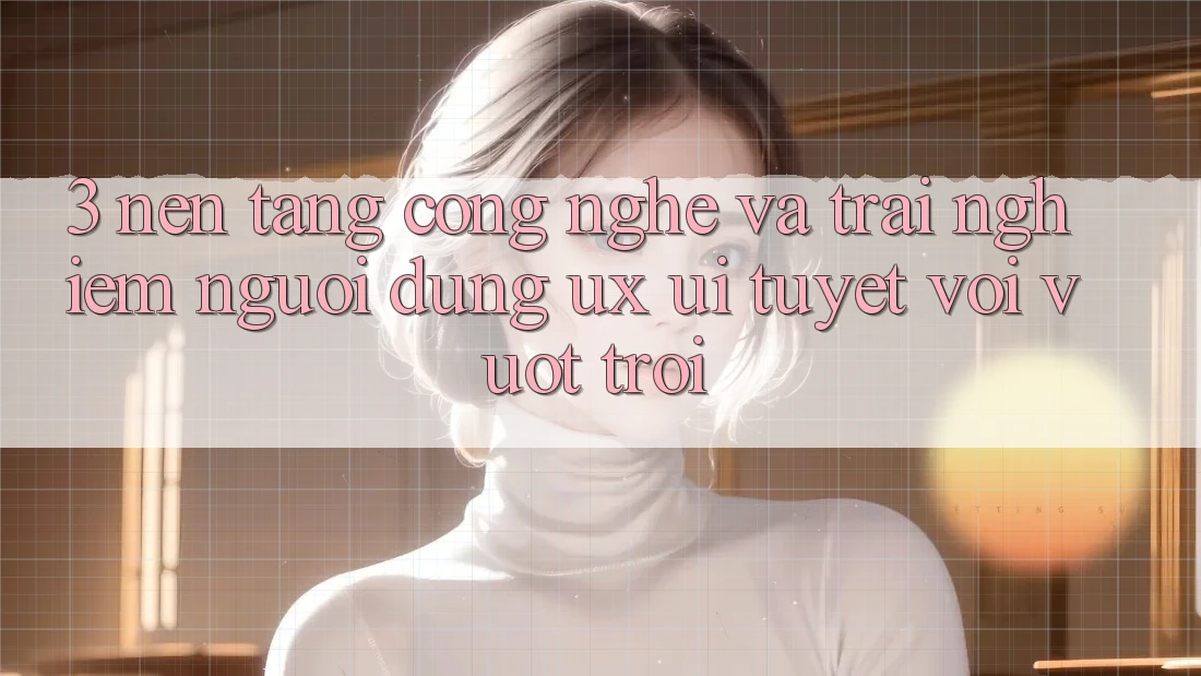 3. Nền tảng công nghệ và Trải nghiệm người dùng (UX/UI) tuyệt vời vượt trội