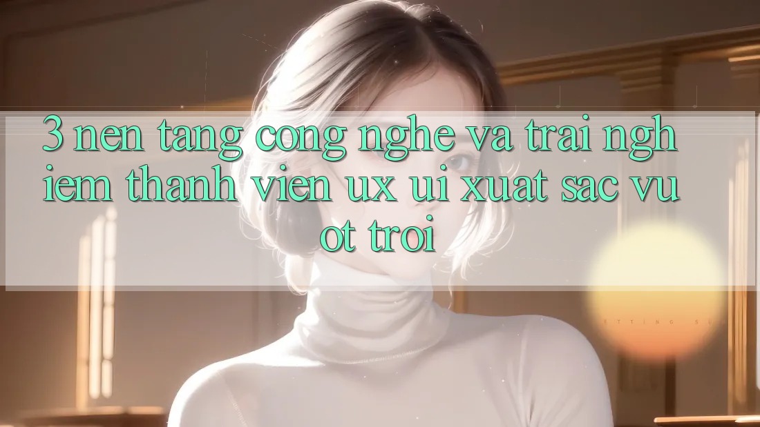 3. Nền tảng công nghệ và Trải nghiệm thành viên (UX/UI) xuất sắc vượt trội