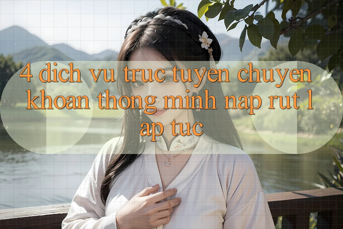 4. Dịch vụ trực tuyến chuyển khoản thông minh, nạp rút lập tức