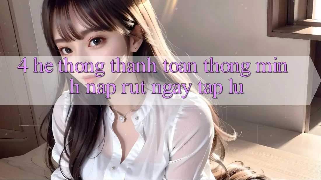 4. Hệ thống thanh toán thông minh, nạp rút ngay tắp lự