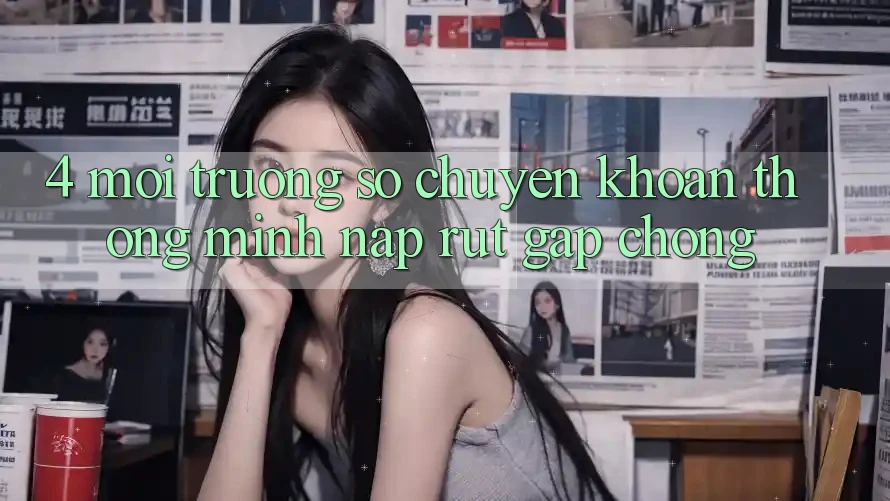 4. Môi trường số chuyển khoản thông minh, nạp rút gấp chóng
