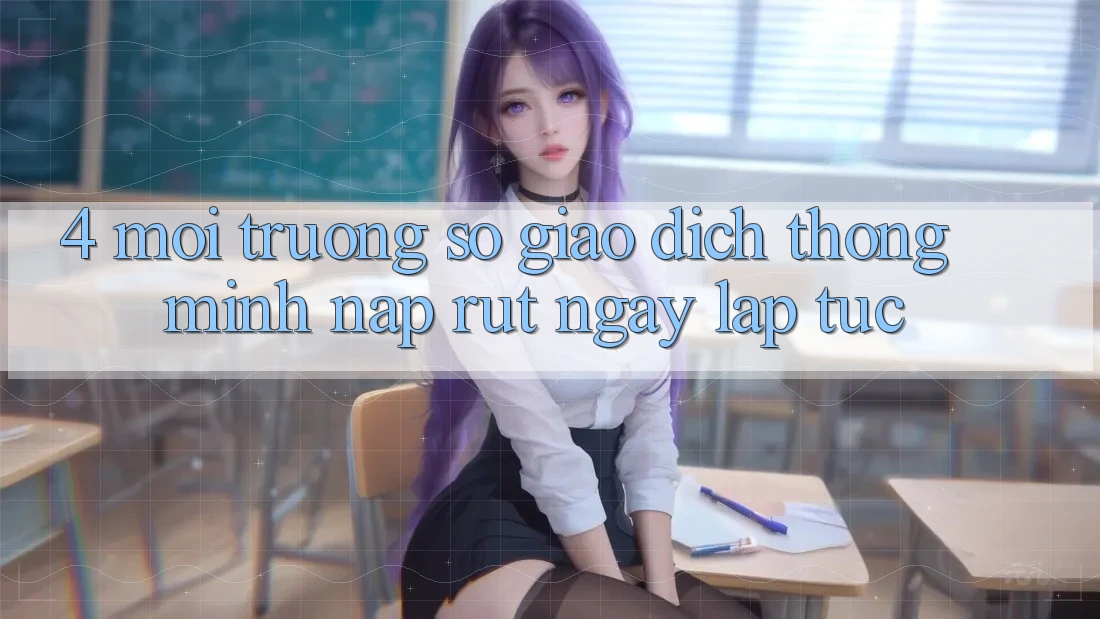 4. Môi trường số giao dịch thông minh, nạp rút ngay lập tức