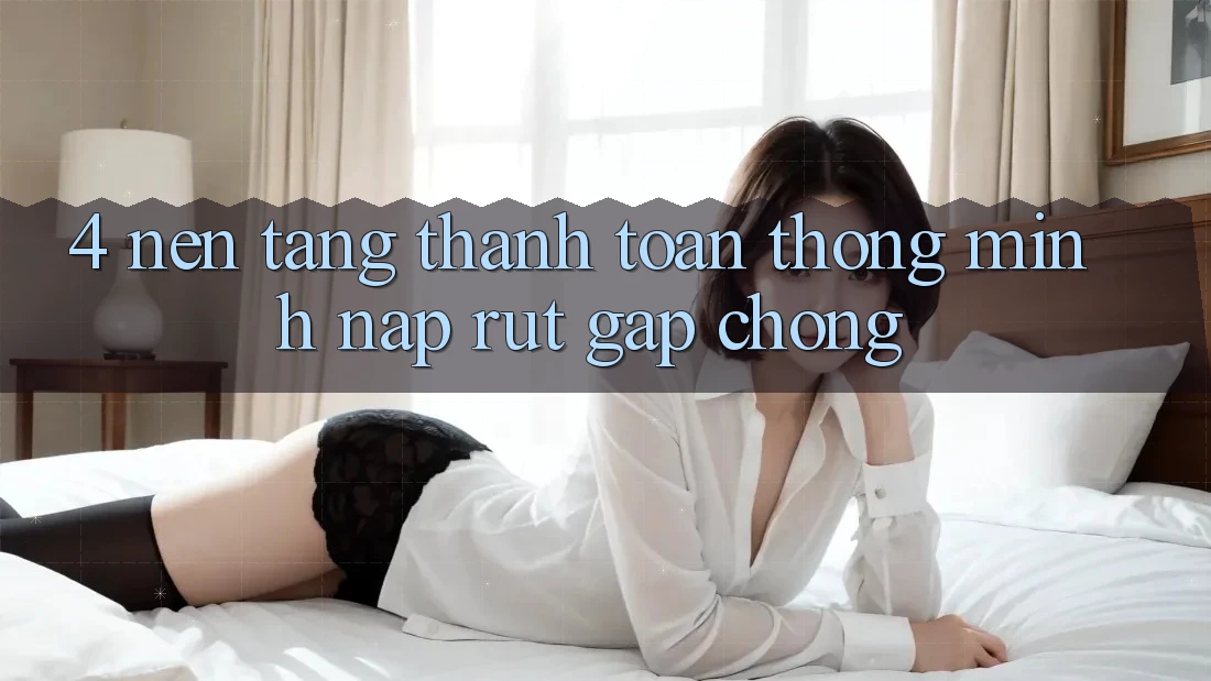 4. Nền tảng thanh toán thông minh, nạp rút gấp chóng