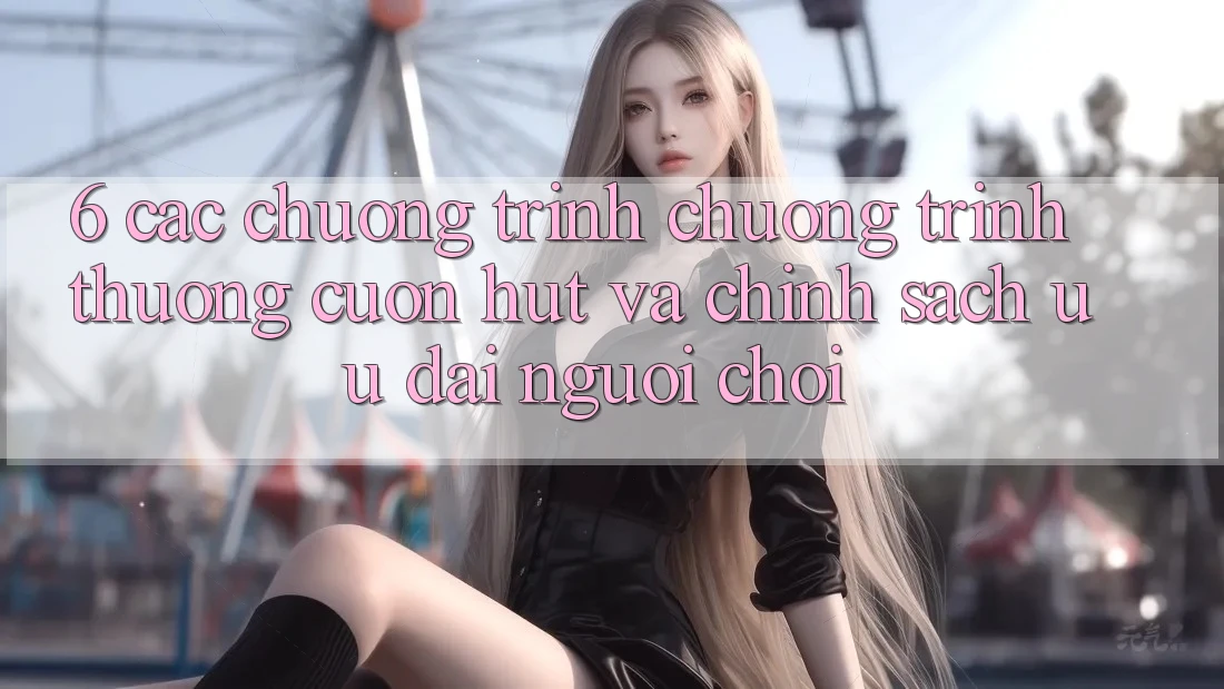 6. Các chương trình chương trình thưởng cuốn hút và chính sách ưu đãi người chơi