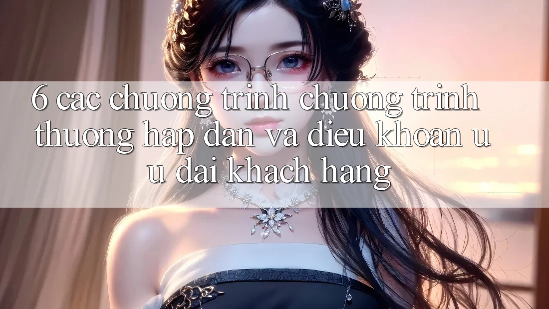 6. Các chương trình chương trình thưởng hấp dẫn và điều khoản ưu đãi khách hàng