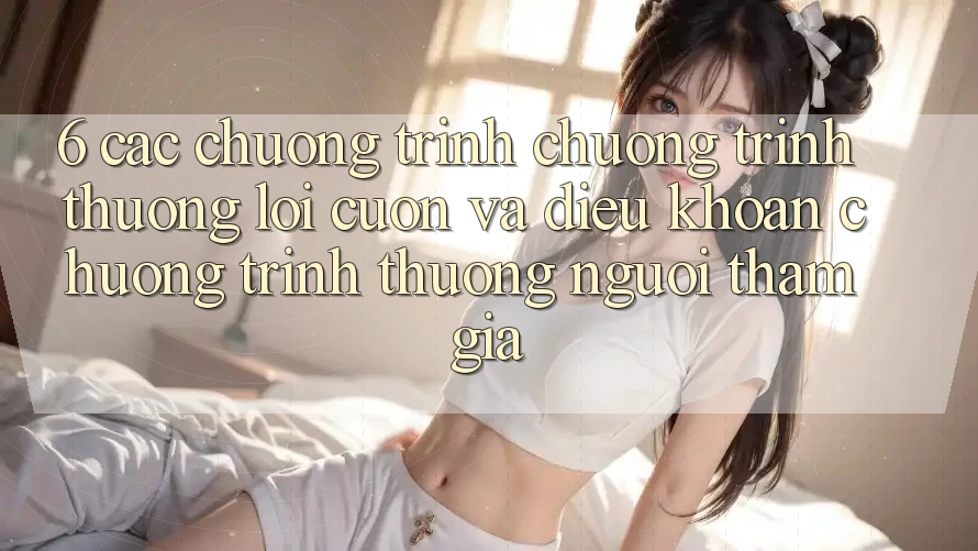 6. Các chương trình chương trình thưởng lôi cuốn và điều khoản chương trình thưởng người tham gia