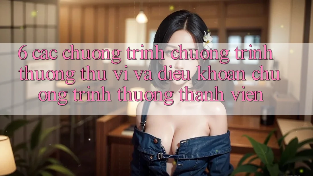 6. Các chương trình chương trình thưởng thú vị và điều khoản chương trình thưởng thành viên