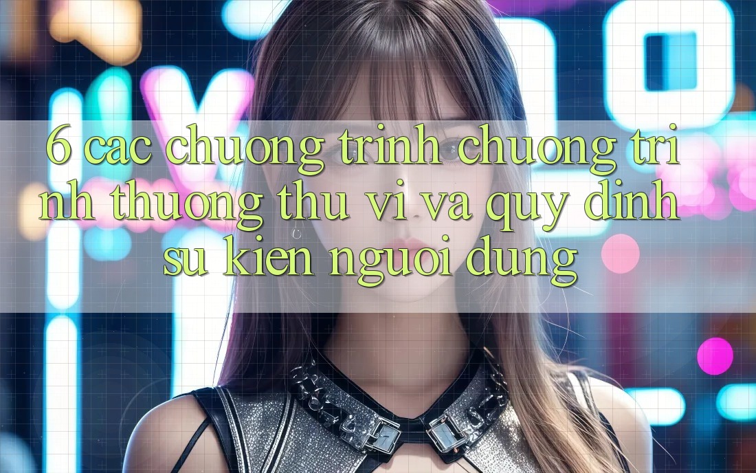6. Các chương trình chương trình thưởng thú vị và quy định sự kiện người dùng