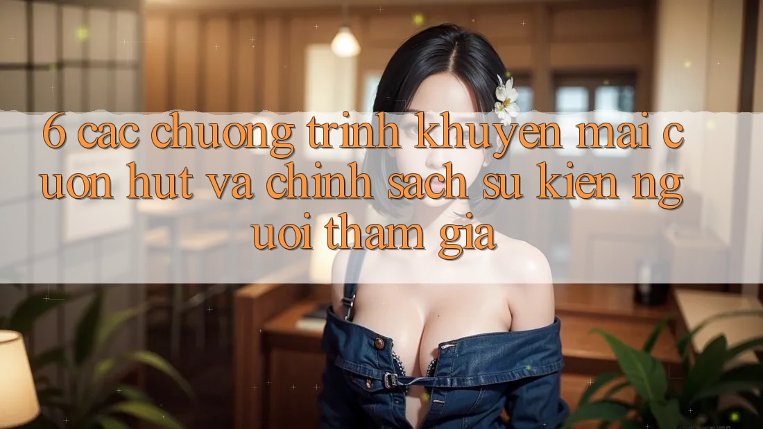 6. Các chương trình khuyến mãi cuốn hút và chính sách sự kiện người tham gia