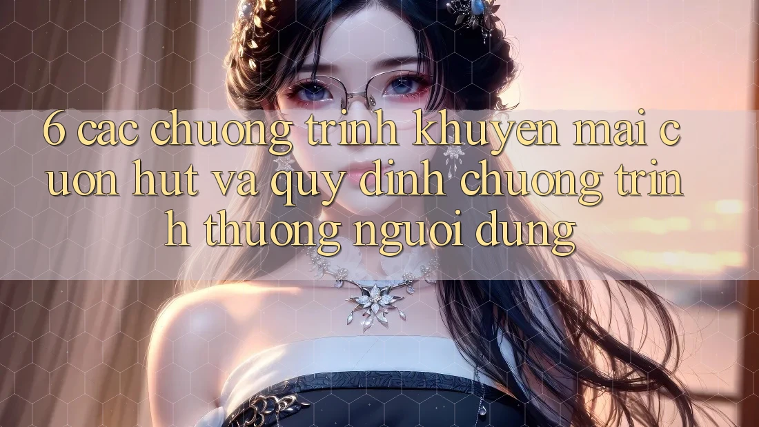 6. Các chương trình khuyến mãi cuốn hút và quy định chương trình thưởng người dùng
