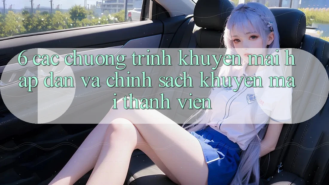 6. Các chương trình khuyến mãi hấp dẫn và chính sách khuyến mãi thành viên