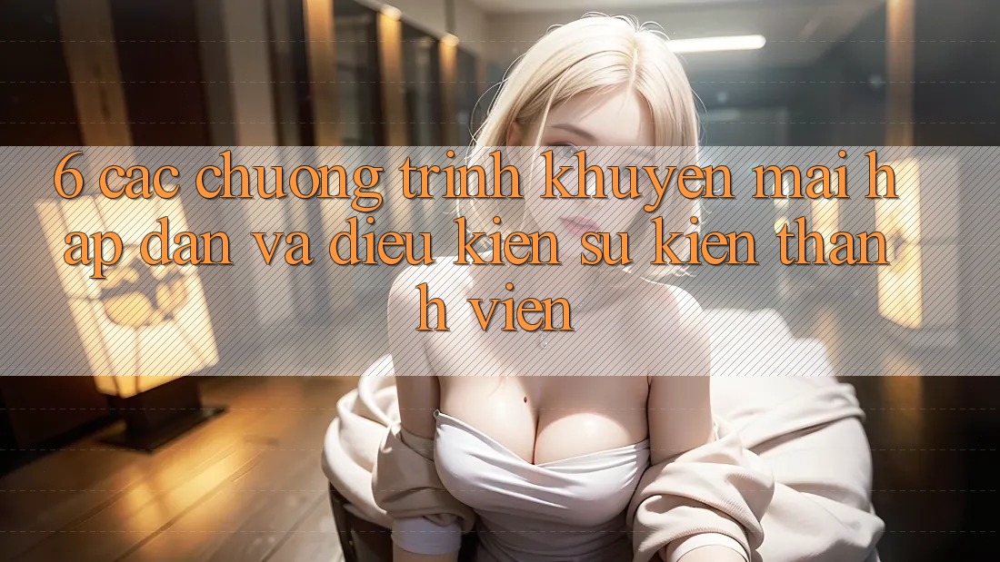 6. Các chương trình khuyến mãi hấp dẫn và điều kiện sự kiện thành viên