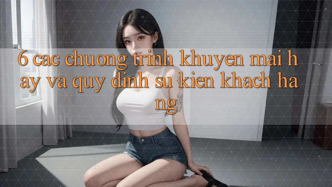 6. Các chương trình khuyến mãi hay và quy định sự kiện khách hàng