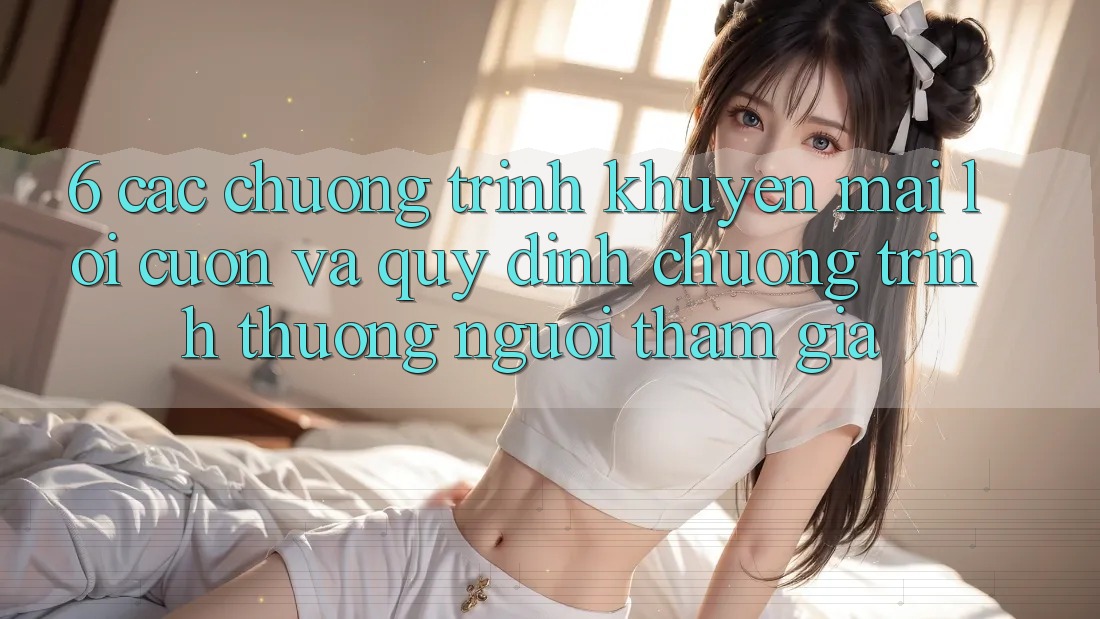 6. Các chương trình khuyến mãi lôi cuốn và quy định chương trình thưởng người tham gia