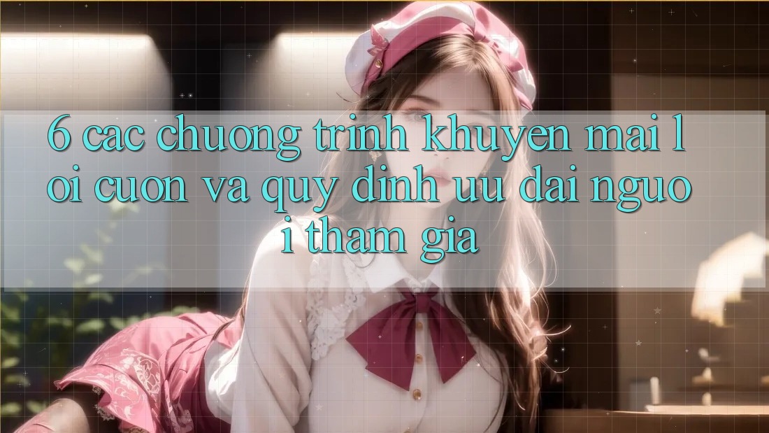 6. Các chương trình khuyến mãi lôi cuốn và quy định ưu đãi người tham gia