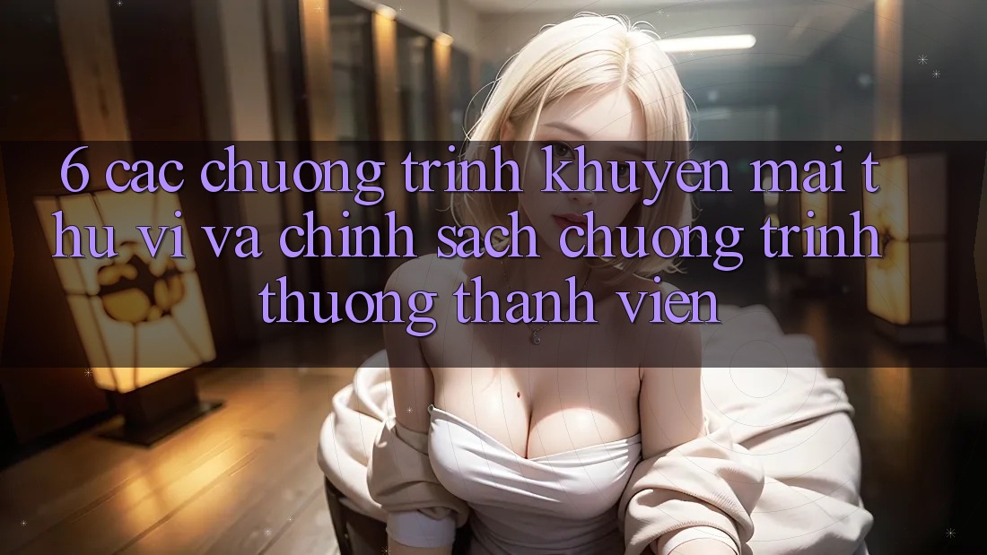 6. Các chương trình khuyến mãi thú vị và chính sách chương trình thưởng thành viên