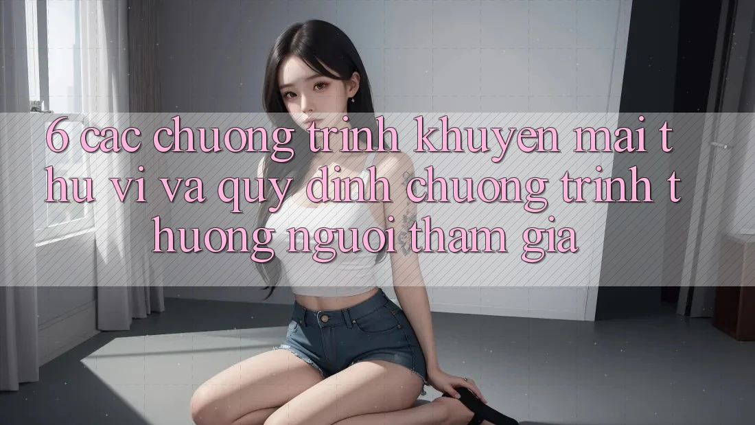 6. Các chương trình khuyến mãi thú vị và quy định chương trình thưởng người tham gia