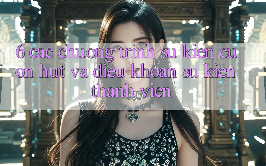6. Các chương trình sự kiện cuốn hút và điều khoản sự kiện thành viên