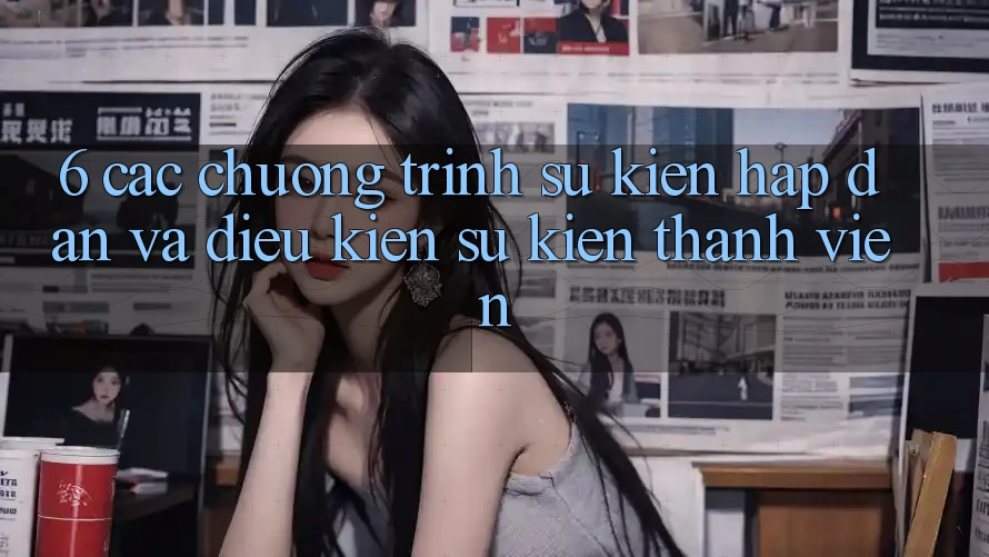 6. Các chương trình sự kiện hấp dẫn và điều kiện sự kiện thành viên
