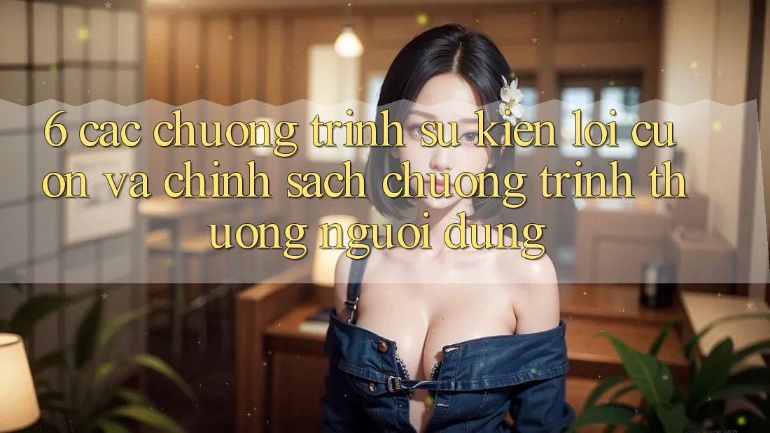 6. Các chương trình sự kiện lôi cuốn và chính sách chương trình thưởng người dùng