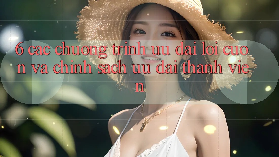 6. Các chương trình ưu đãi lôi cuốn và chính sách ưu đãi thành viên