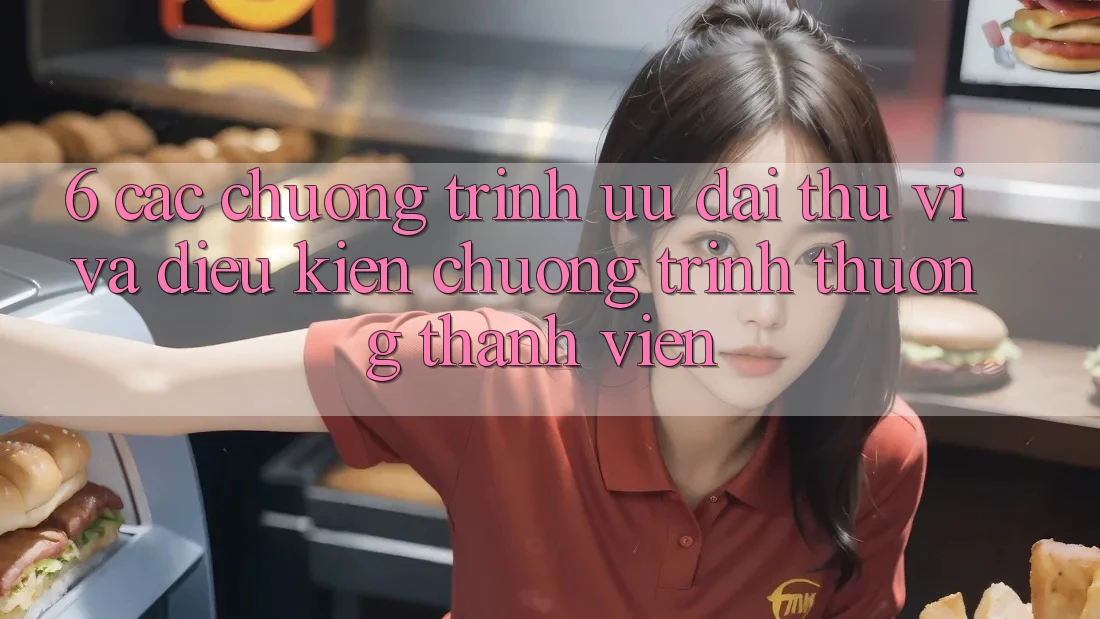 6. Các chương trình ưu đãi thú vị và điều kiện chương trình thưởng thành viên