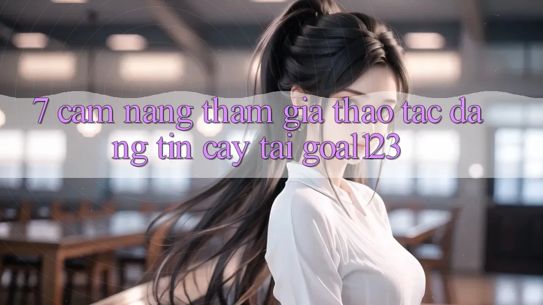 7. Cẩm nang tham gia thao tác đáng tin cậy tại Goal123 7. Cẩm nang tham gia thao tác đáng tin cậy tại Goal123