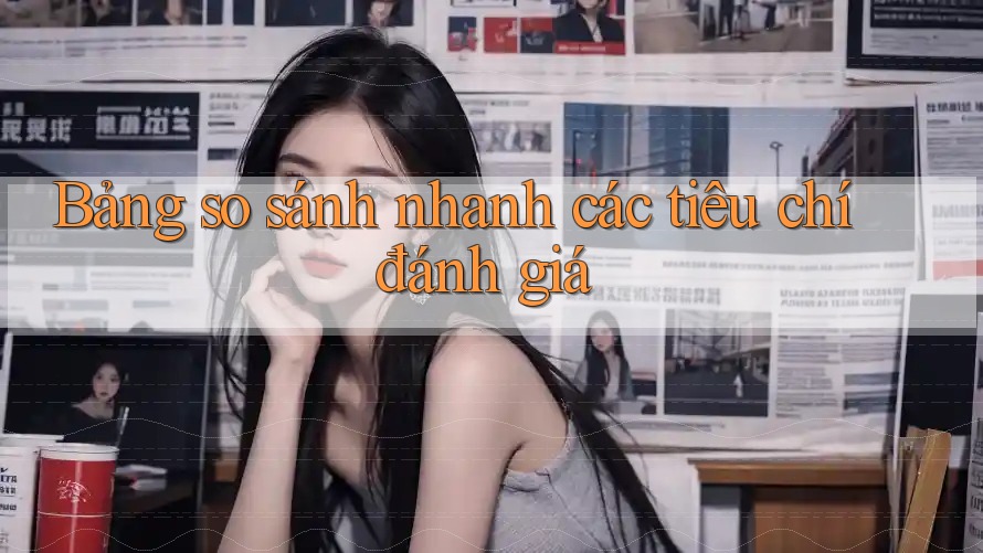 Bảng so sánh nhanh các tiêu chí đánh giá