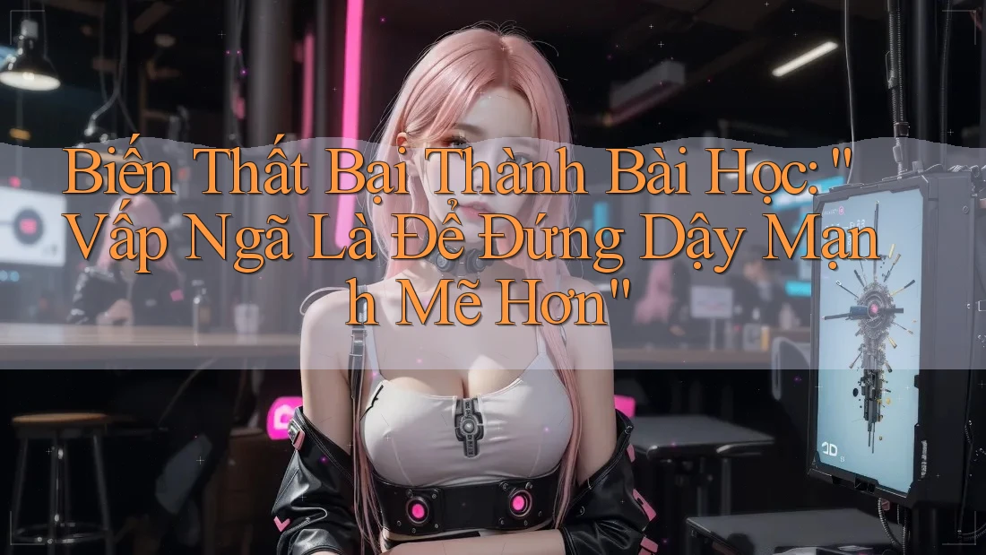 Biến Thất Bại Thành Bài Học: “Vấp Ngã Là Để Đứng Dậy Mạnh Mẽ Hơn”