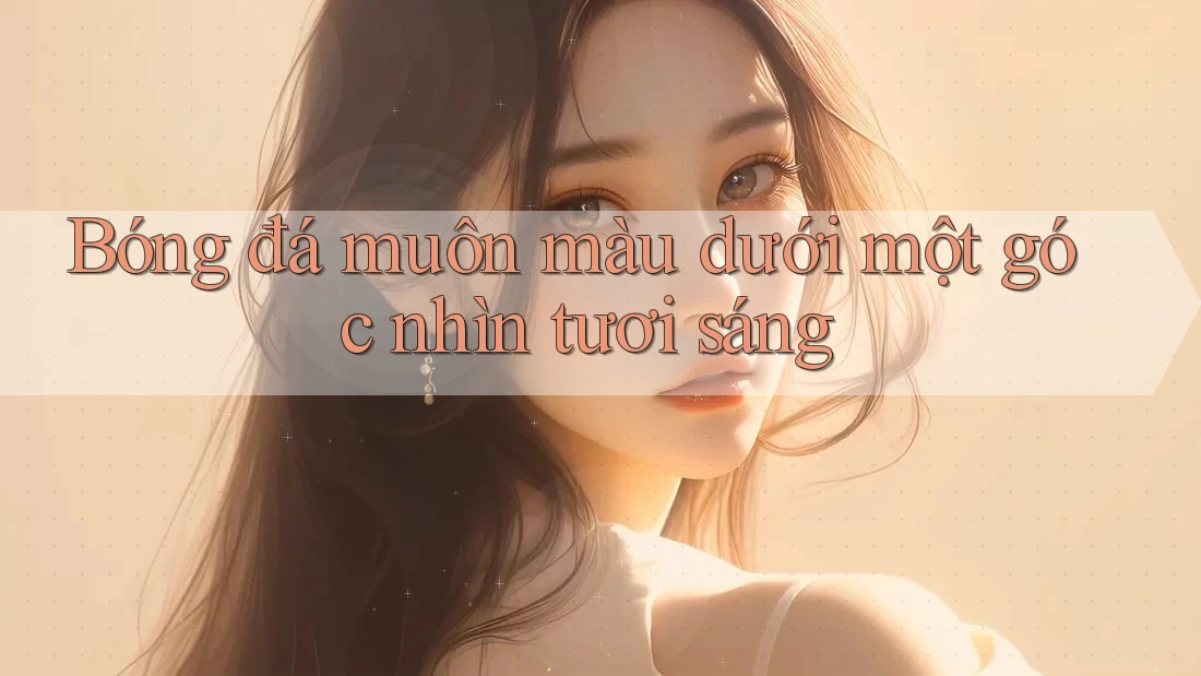 Bóng đá muôn màu dưới một góc nhìn tươi sáng