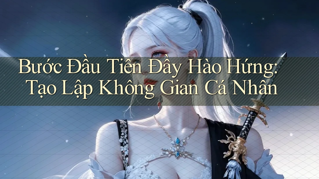 Bước Đầu Tiên Đầy Hào Hứng: Tạo Lập Không Gian Cá Nhân