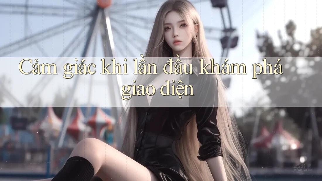 Cảm giác khi lần đầu khám phá giao diện